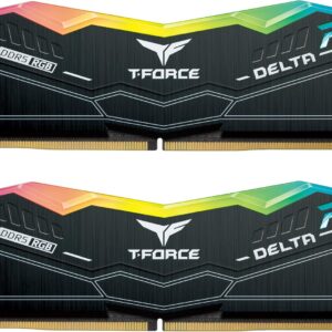 TEAMGROUP T-FORCE DELTA RGB 32GB (16GBX2) DDR5 7200MHZ DESKTOP RAM (BLACK)