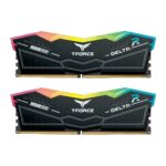 TEAMGROUP T-FORCE DELTA RGB 32GB (16GBX2) DDR5 6400MHZ DESKTOP RAM (BLACK)