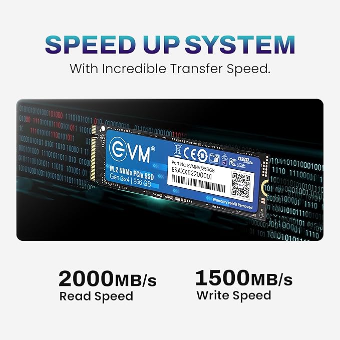EVM 256GB NVME M.2 SSD EVMNV/256GB - Image 3