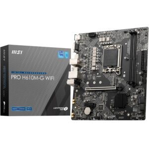 MSI PRO H610M-G WIFI DDR5 MOTHERBOARD