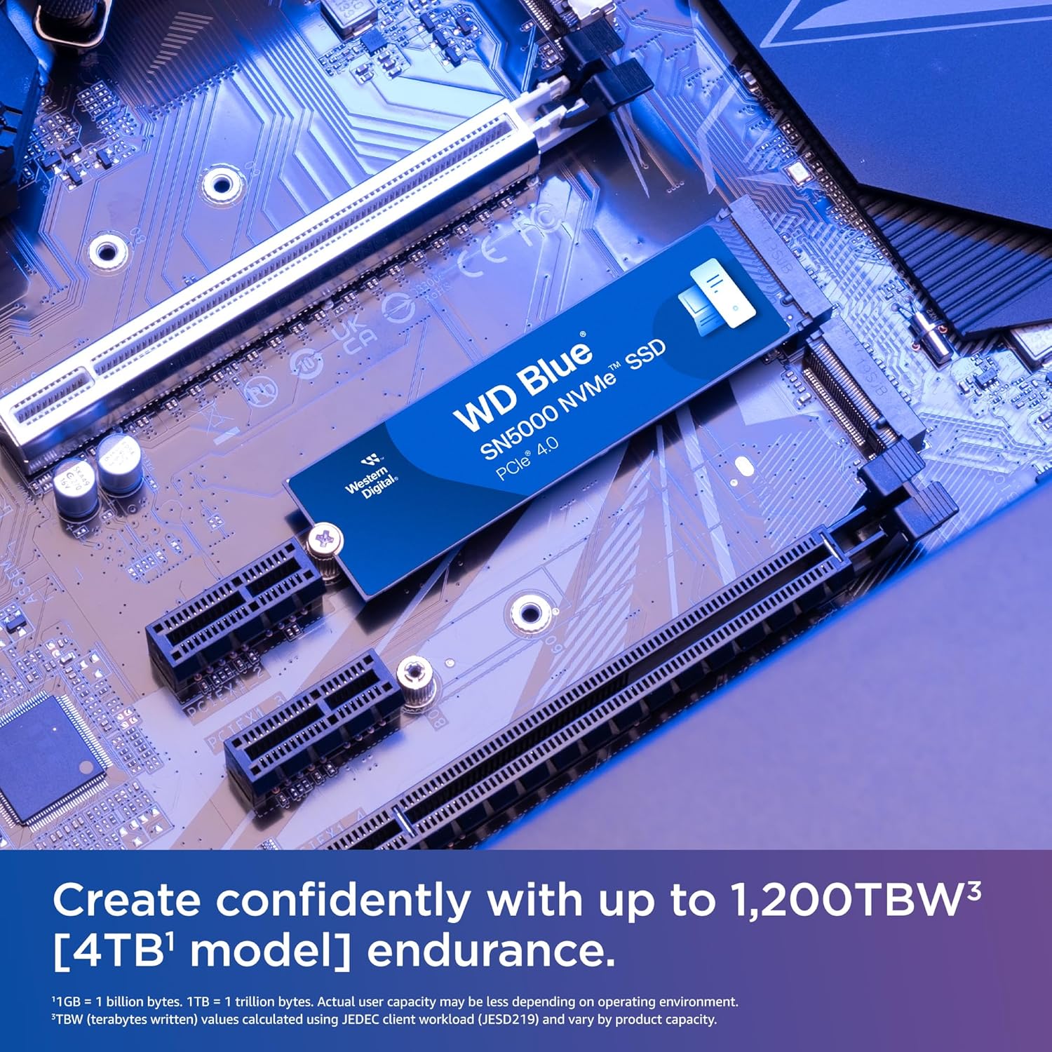 WESTERN DIGITAL BLUE SN5000 NVME 1TB, UPTO 5150MB/S R, 4900MB/S W, 5Y WARRANTY - Image 5