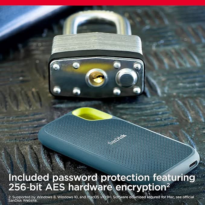 SanDisk Extreme Portable SSD 2TB SDSSDE61-2T00-I25M - Image 7