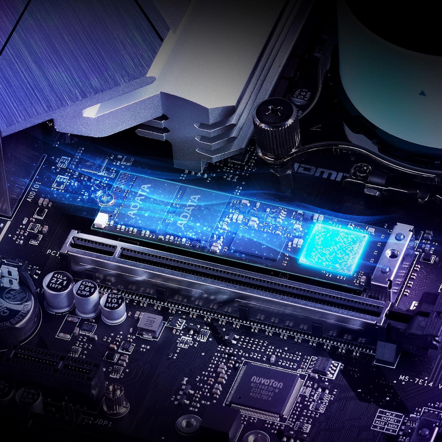 ADATA XPG Mars 980 Blade 1TB PCIe Gen5 x4 Up to 14000MB/s 3D NAND M.2 2280 Solid State Drive (SMAR-980B-1TCS) - Image 3