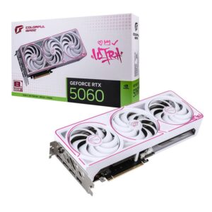 COLORFUL IGAME GEFORCE RTX 5060 ULTRA W OC 8GB-V WHITE GRAPHIC CARD