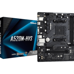 ASRock A520M-HVS AM4 AMD Micro ATX AMD Motherboard