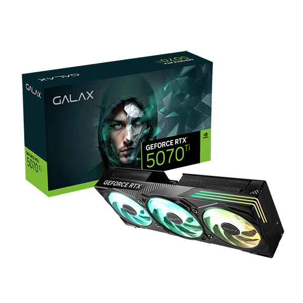 Galax GeForce RTX 5070 Ti EX Gamer 1-Click OC 3X 16GB GDDR7 Graphic Card