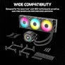 CORSAIR NAUTILUS 360 ARGB, 360MM RADIATOR, LIQUID CPU COOLER CW-9060093-WW - Image 4