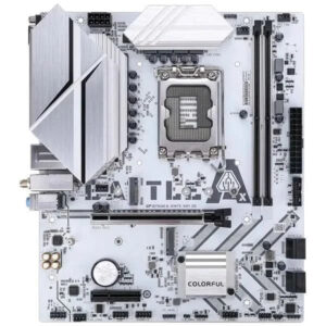 Colorful BATTLE-AX B760M-G WIFI D5 V20A M-ATX Motherboard (WHITE)