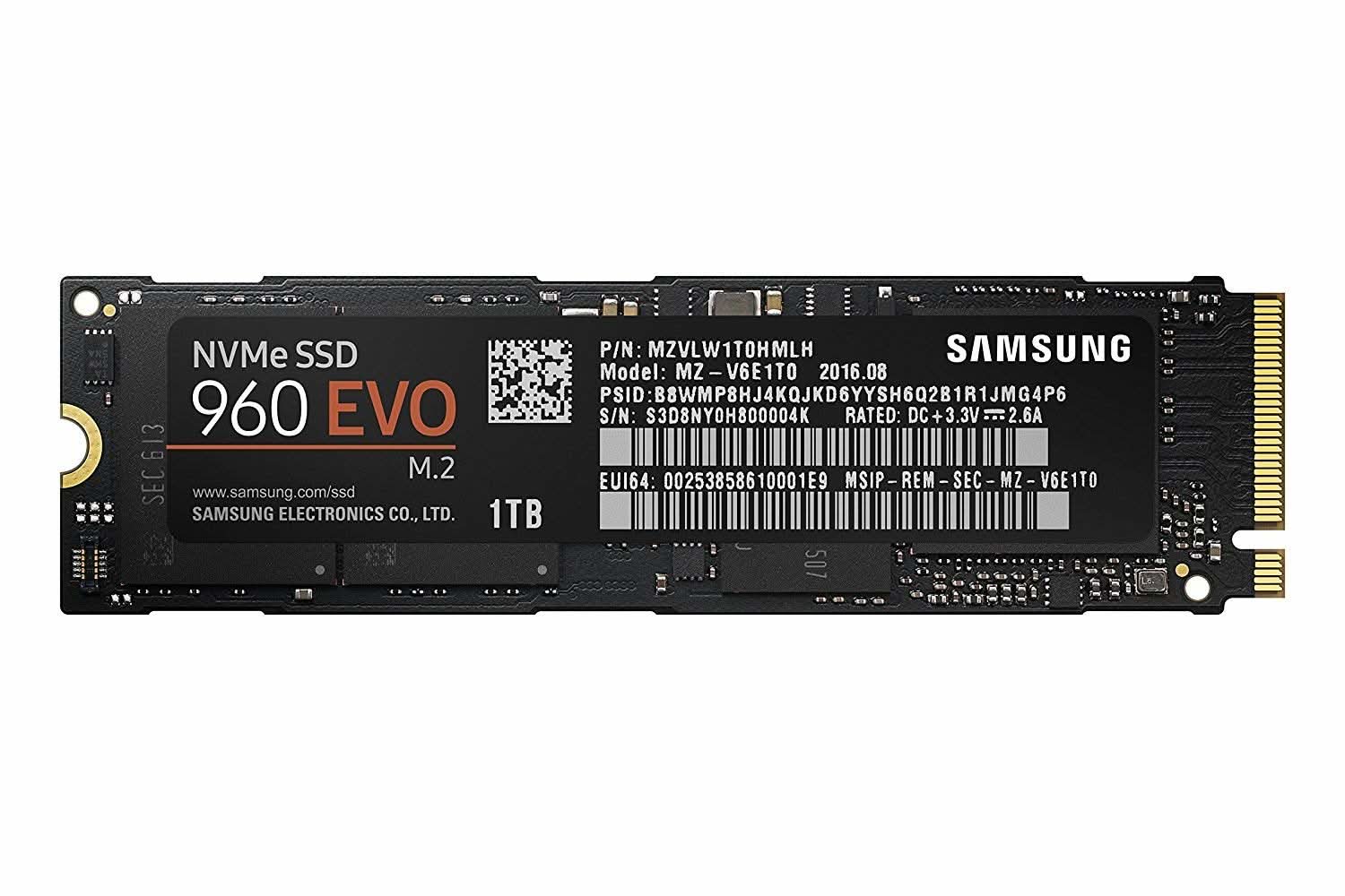 SAMSUNG 960 PRO 1TB NVME M.2 INTERNAL SOLID STATE DRIVE - Image 3