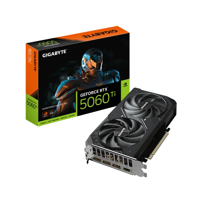 Gigabyte GeForce RTX 5060 Ti WINDFORCE MAX OC 16G Graphics Card