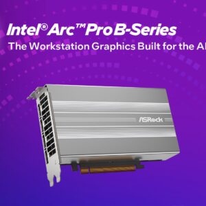 ASRock Intel Arc Pro B70 Passive 32GB GDDR6 Graphics Card
