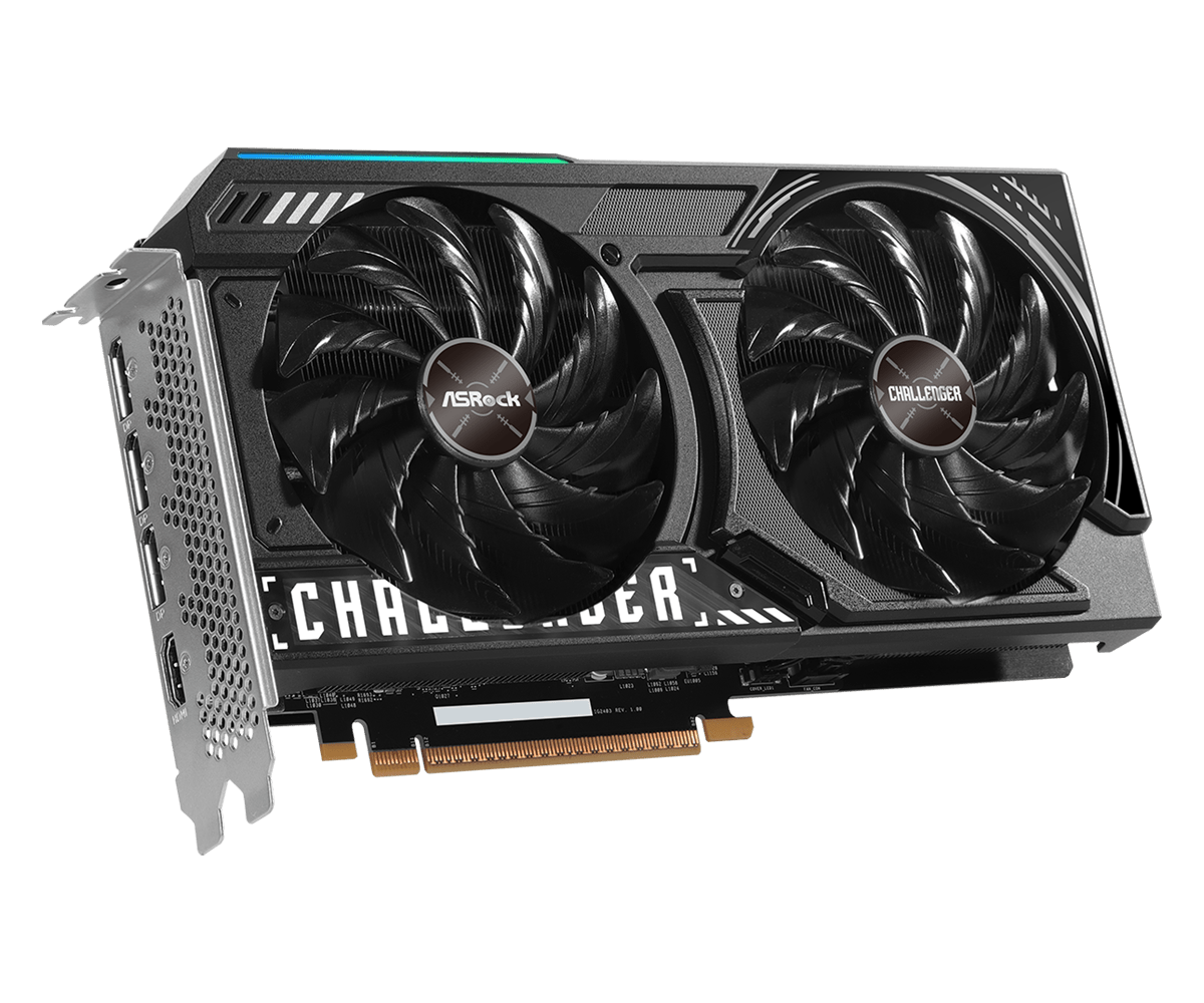 ASROCK INTEL ARC B580 CHALLENGER 12GB OC GRAPHIC CARD - Image 4