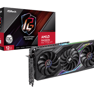 ASRock Radeon RX 7700 XT 12GB GDDR6 Graphics Card Phantom Gaming