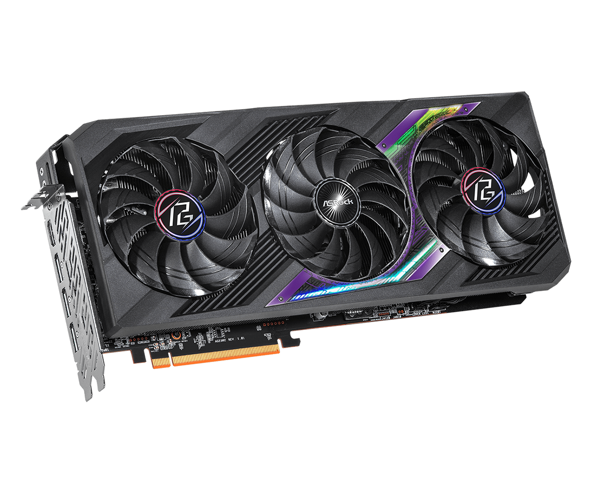 ASRock Radeon RX 7700 XT 12GB GDDR6 Graphics Card Phantom Gaming - Image 2