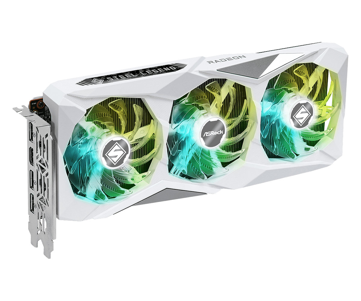 ASROCK RX 7600 STEEL LEGEND OC 8GB GRAPHICS CARD - Image 3