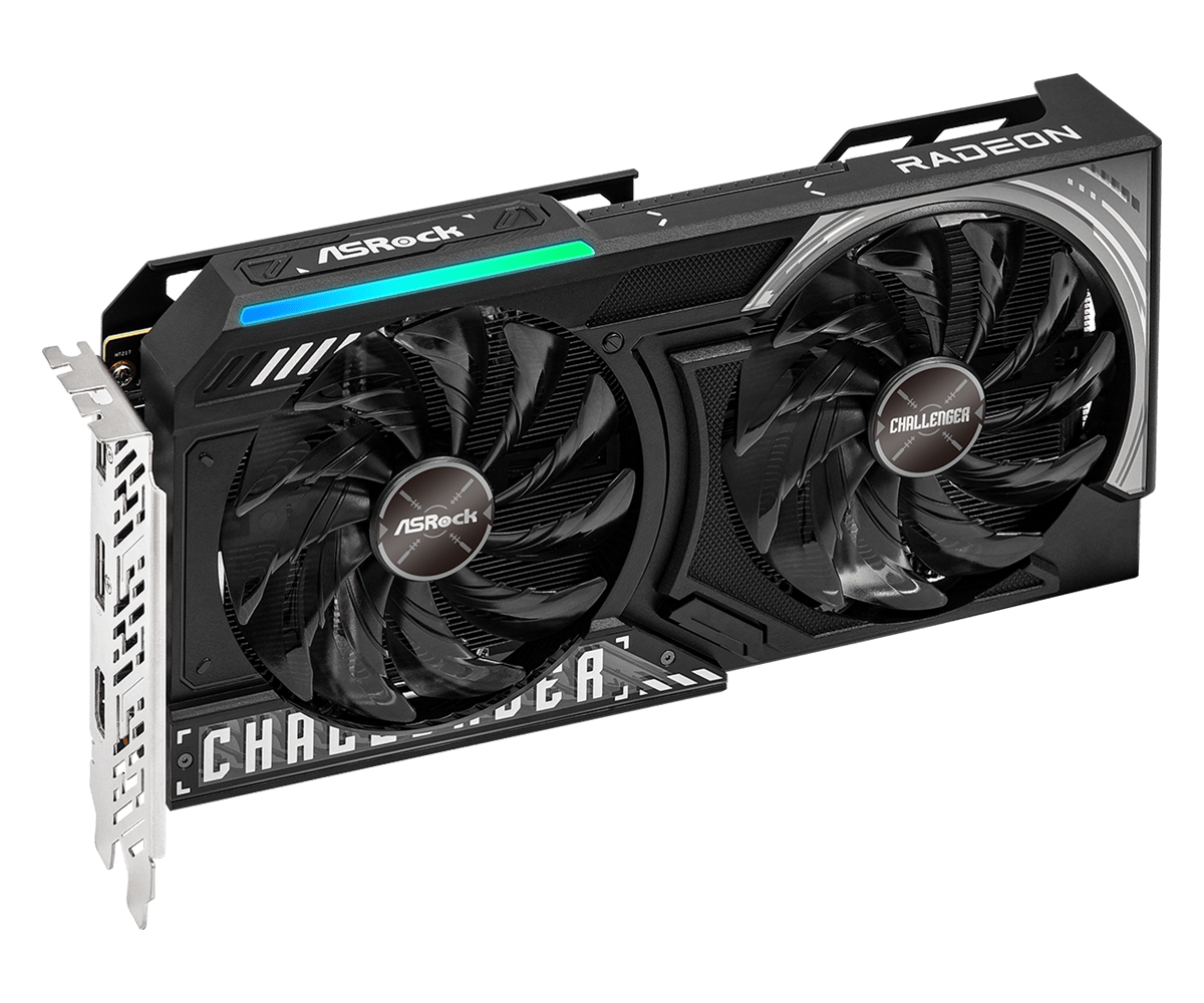 ASROCK AMD RADEON RX 9060 XT CHALLENGER 16GB OC GRAPHIC CARD - Image 3