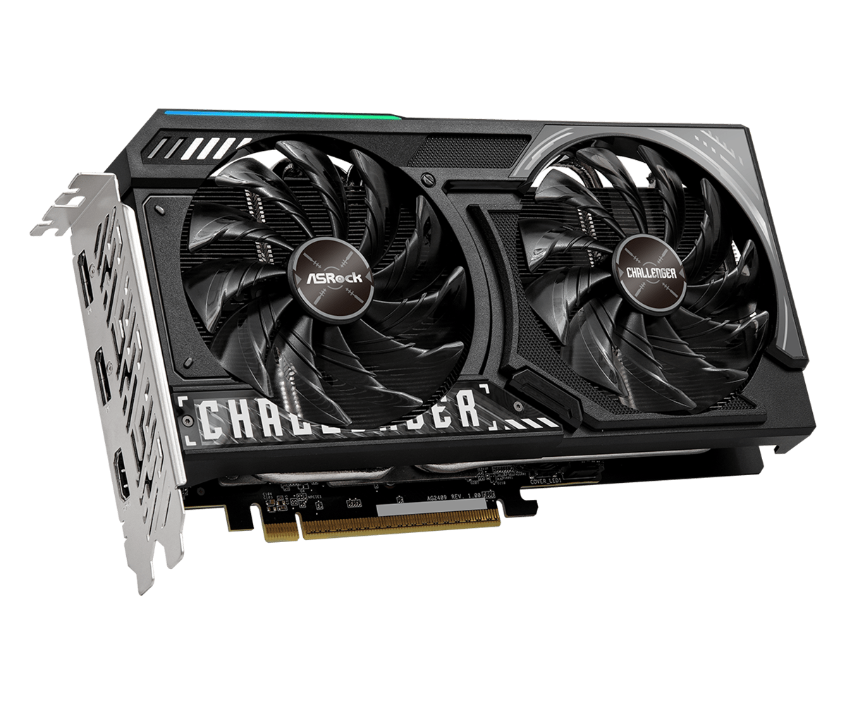 ASROCK AMD RADEON RX 9060 XT CHALLENGER 8GB OC GRAPHIC CARD - Image 4