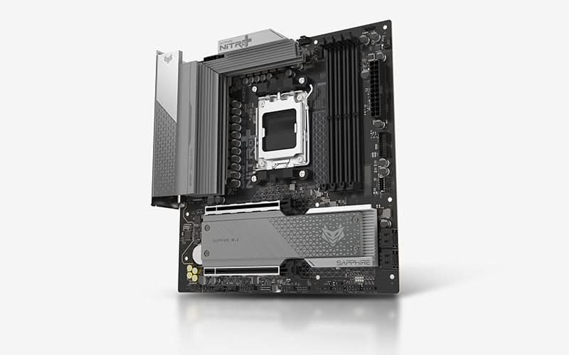 SAPPHIRE NITRO Plus B850M DDR5, AM5, Micro-ATX Motherboard - Image 3