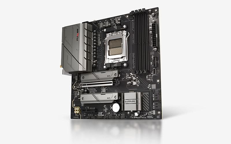 SAPPHIRE PULSE B850M WIFI DDR5, AM5, Micro-ATX Motherboard - Image 3
