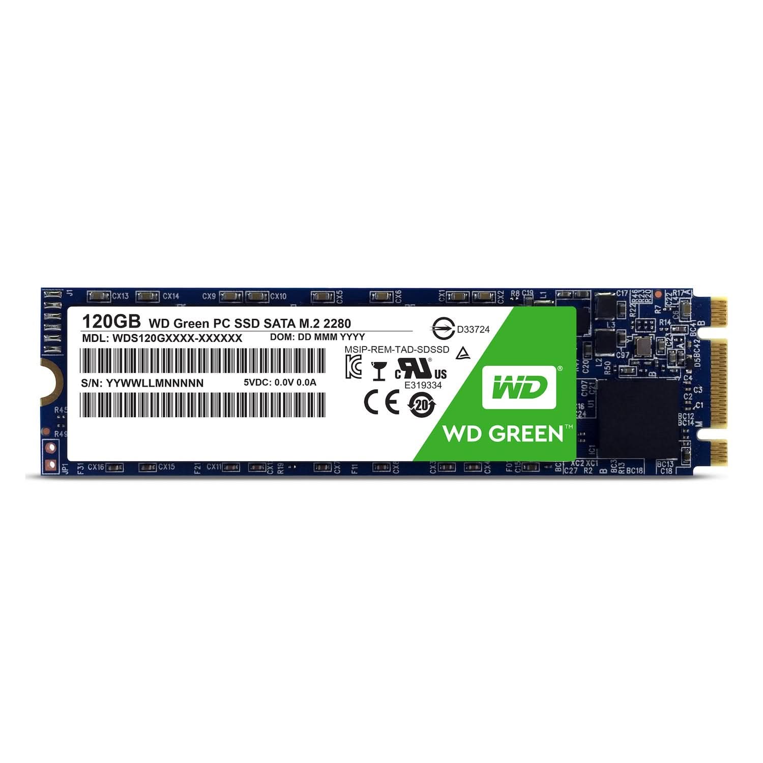 WESTERN DIGITAL 120GB M.2 INTERNAL SATA SSD