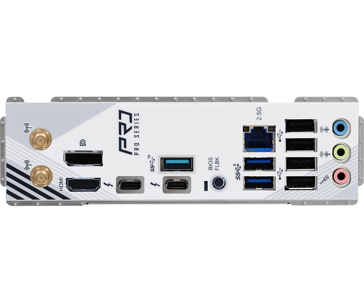 ASROCK Z890 PRO RS WIFI WHITE MOTHERBOARD - Image 6