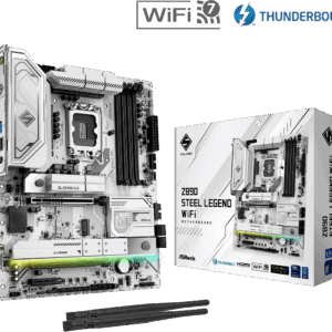 ASROCK Z890 STEEL LEGEND WIFI DDR5 INTEL MOTHERBOARD