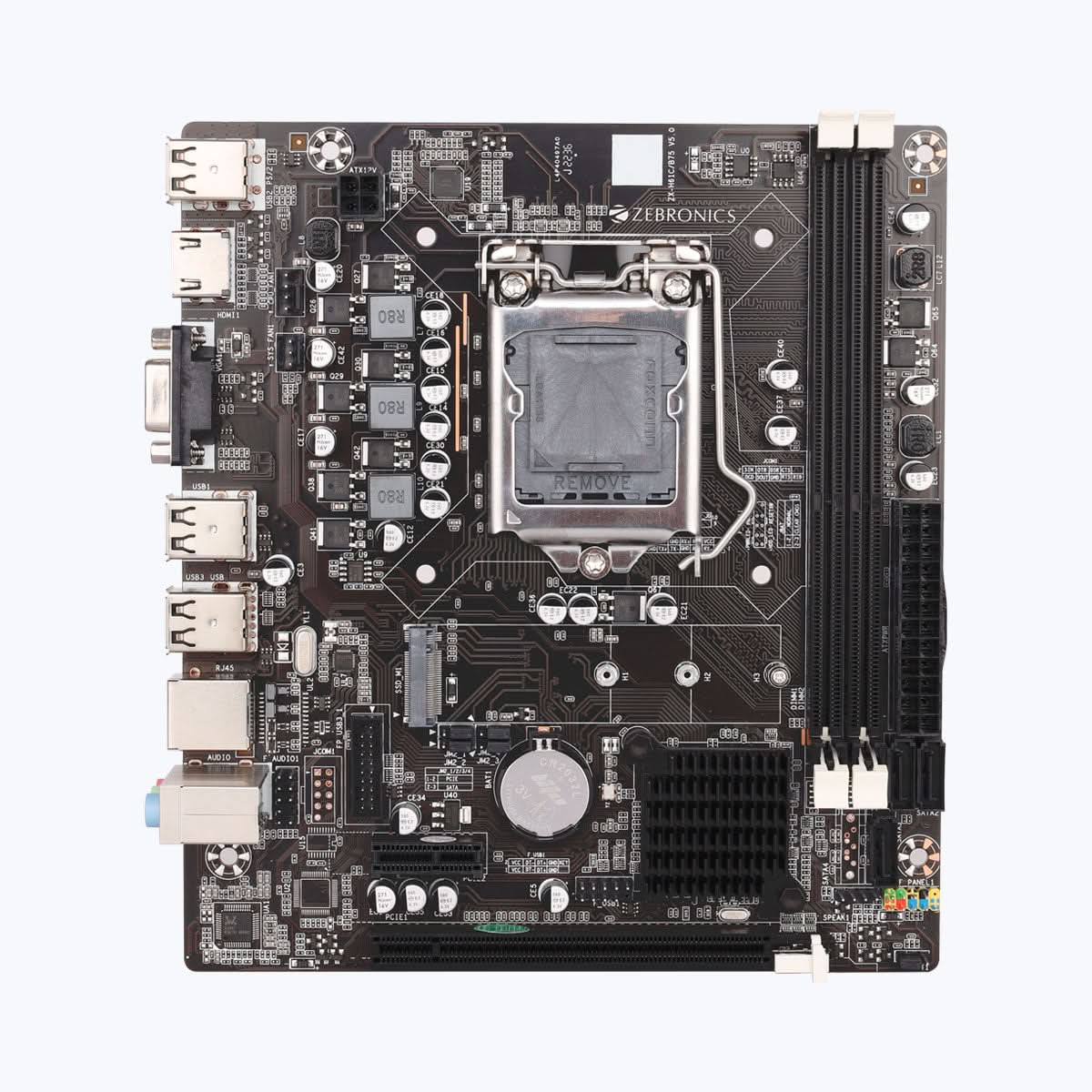 ZEBRONICS H61-NVMe Micro-ATX Motherboard