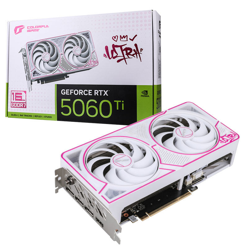 COLORFUL IGAME GEFORCE RTX 5060 TI DUO ULTRA W OC 16GB-V WHITE GRAPHIC CARD
