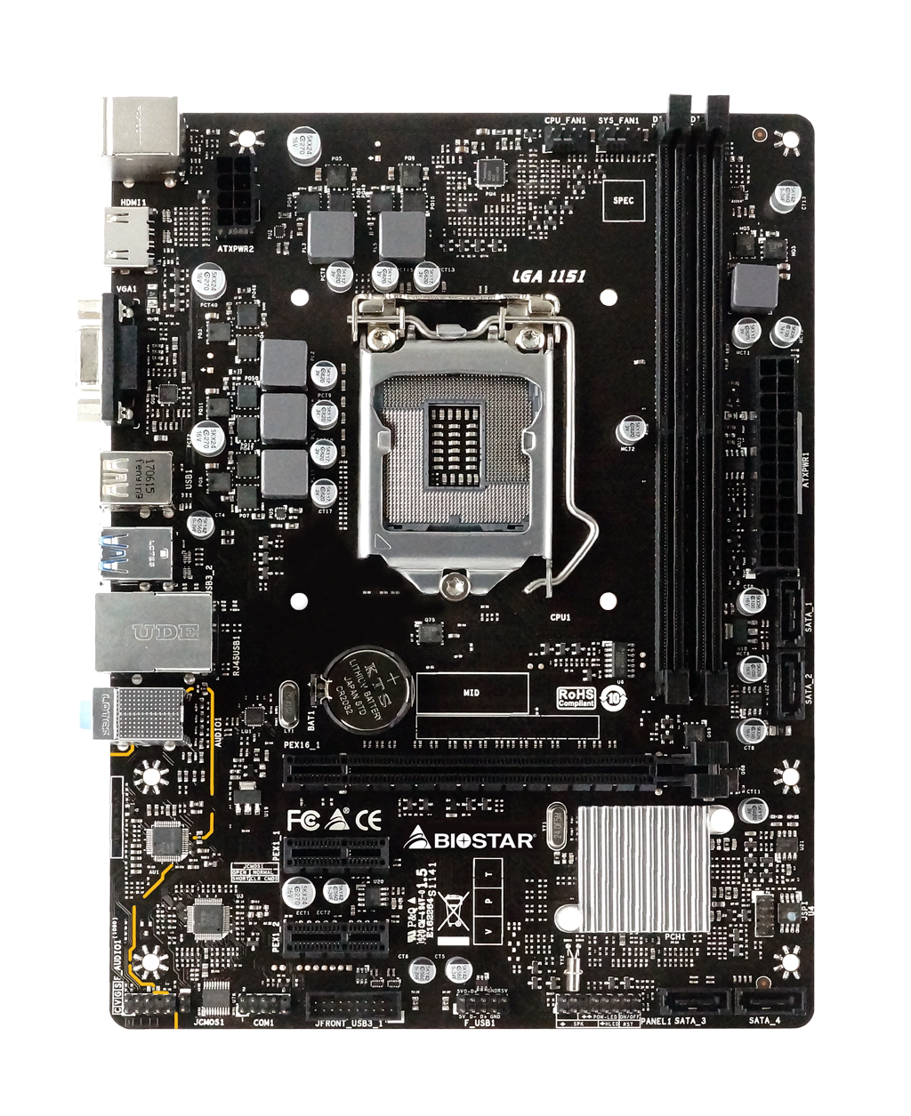 BIOSTAR H310MHP MOTHERBOARD - Image 2