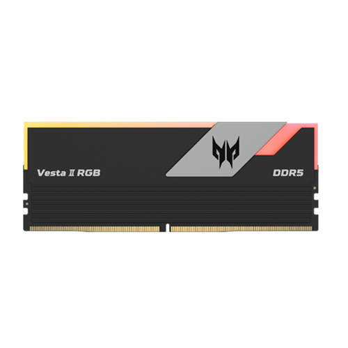 PREDATOR VESTAII DDR5 RGB U-DIMM 6000MHZ 64GB (32GB*2) BLACK - Image 2