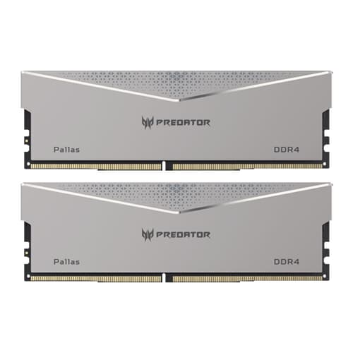 PREDATOR PALLAS DDR4 HEATSINK U-DIMM 3600MHZ 32GB (16GB*2) SILVER