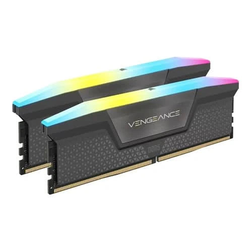 Corsair Vengeance RGB Grey 64GB (32GBx2) 6000MHz CL40 DDR5 RAM - Image 4