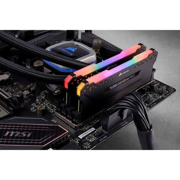 CORSAIR VENGEANCE RGB PRO 64GB (2X 32GB) DDR4 3600MHZ RAM CMW64GX4M2D3600C18 - Image 4