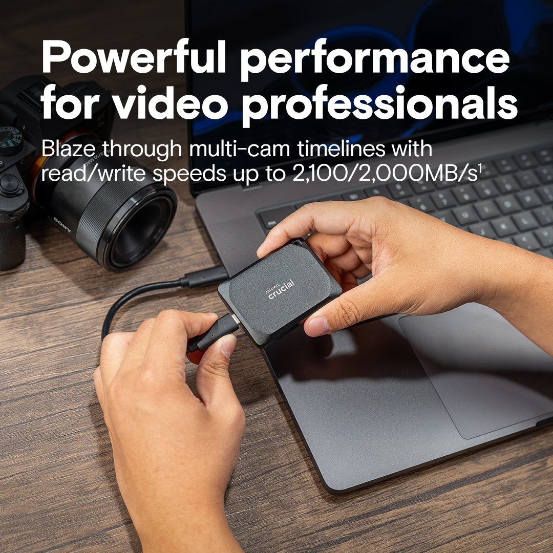 CRUCIAL X10 PRO 4TB PORTABLE SSD CT4000X10PROSSD9 - Image 2