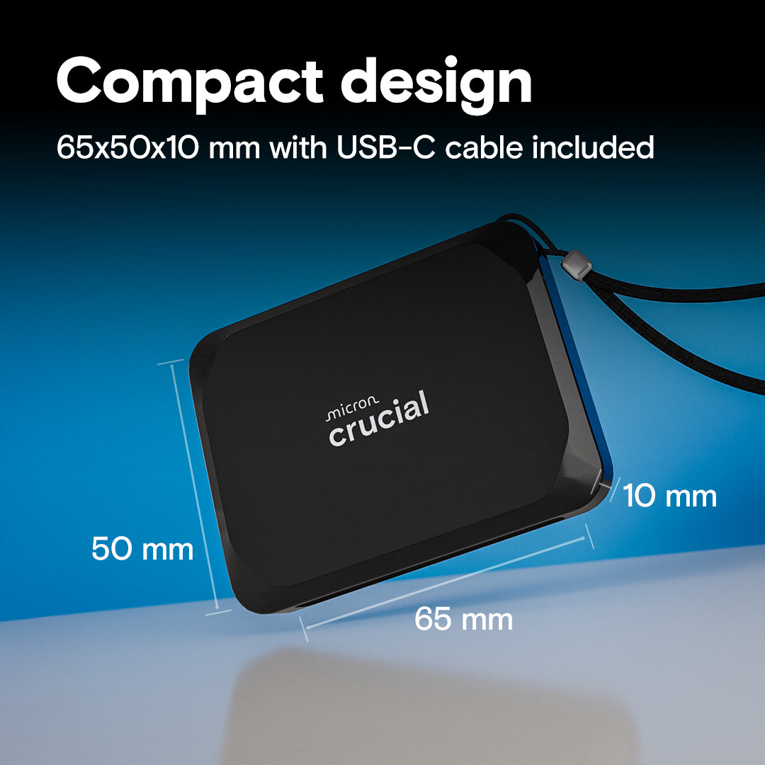 CRUCIAL X9 1TB PORTABLE SSD CT1000X9SSD9 - Image 5