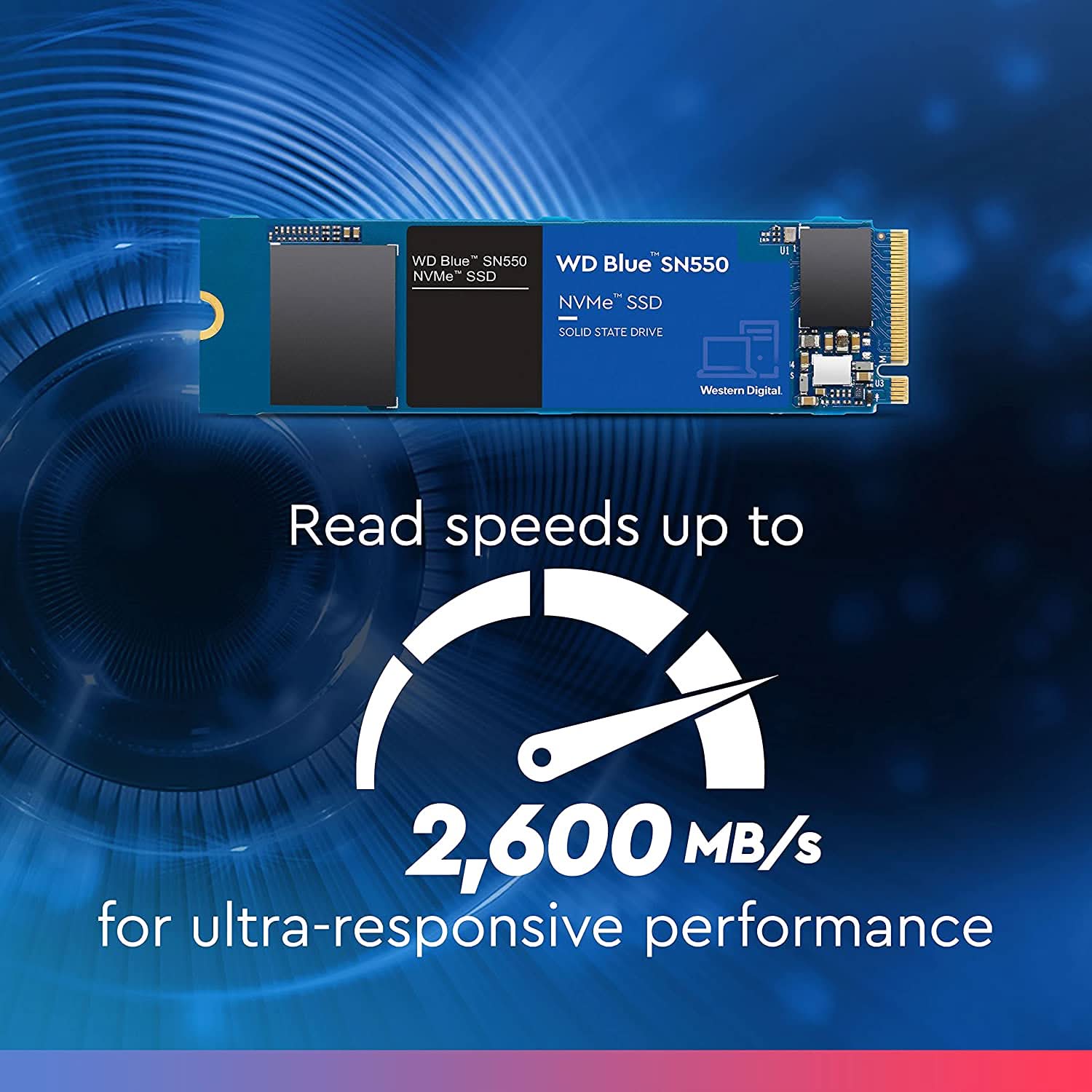 WESTERN DIGITAL 500GB BLUE NVME M.2 SSD - Image 5