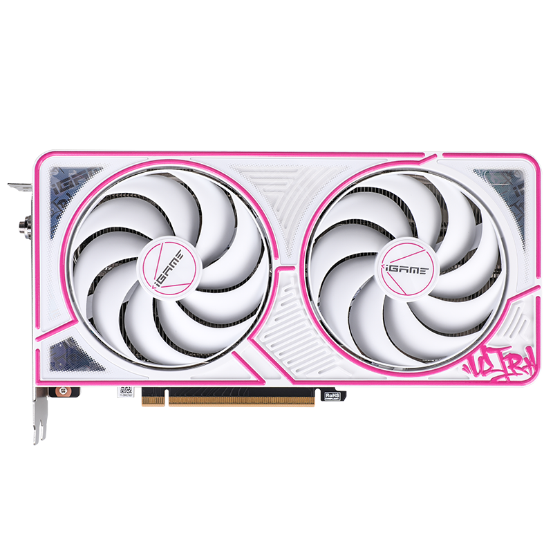 COLORFUL IGAME GEFORCE RTX 5050 ULTRA W DUO OC 8GB-V WHITE GRAPHIC CARD - Image 2