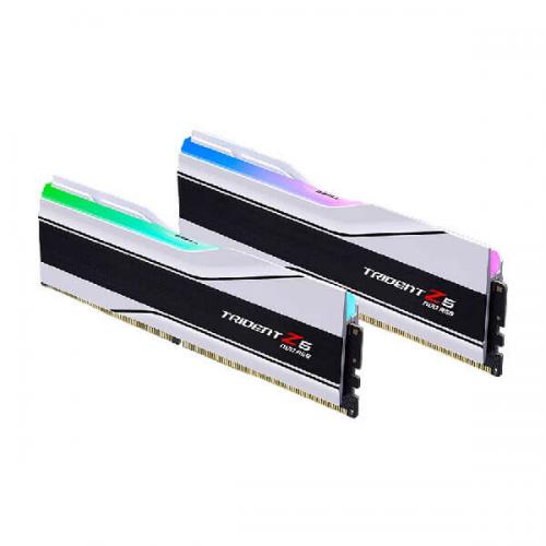 GSKILL TRIDENT Z5 NEO RGB 64GB (32GBX2) DDR5 6000MHZ DESKTOP RAM (WHITE) CL36 - Image 2