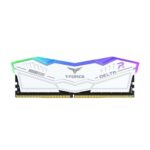 TEAMGROUP T-FORCE DELTA RGB 32GB (32GBX1) DDR5 5200MHZ RAM (WHITE)