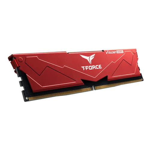 TEAMGROUP T-FORCE VULCAN 8GB (8GBX1) DDR5 5200MHZ DESKTOP RAM (RED) - Image 3