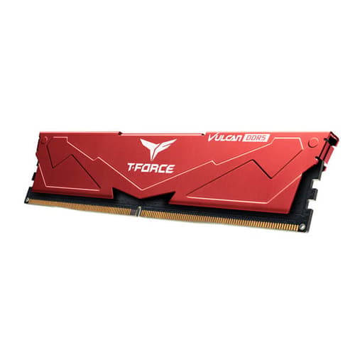 TEAMGROUP T-FORCE VULCAN 8GB (8GBX1) DDR5 5200MHZ DESKTOP RAM (RED) - Image 4