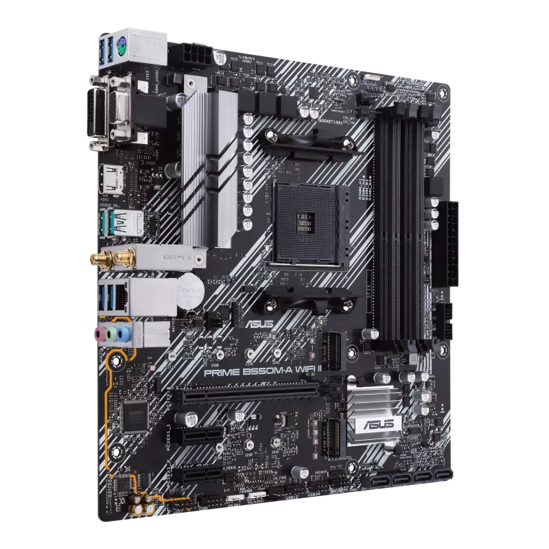 ASUS B550M-A PRIME WIFI II AMD AM4 MOTHERBOARD - Image 2