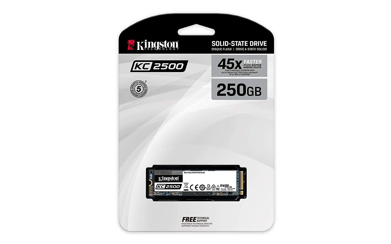 KINGSTON 500GB KC2500 NVME M.2 SSD - Image 2