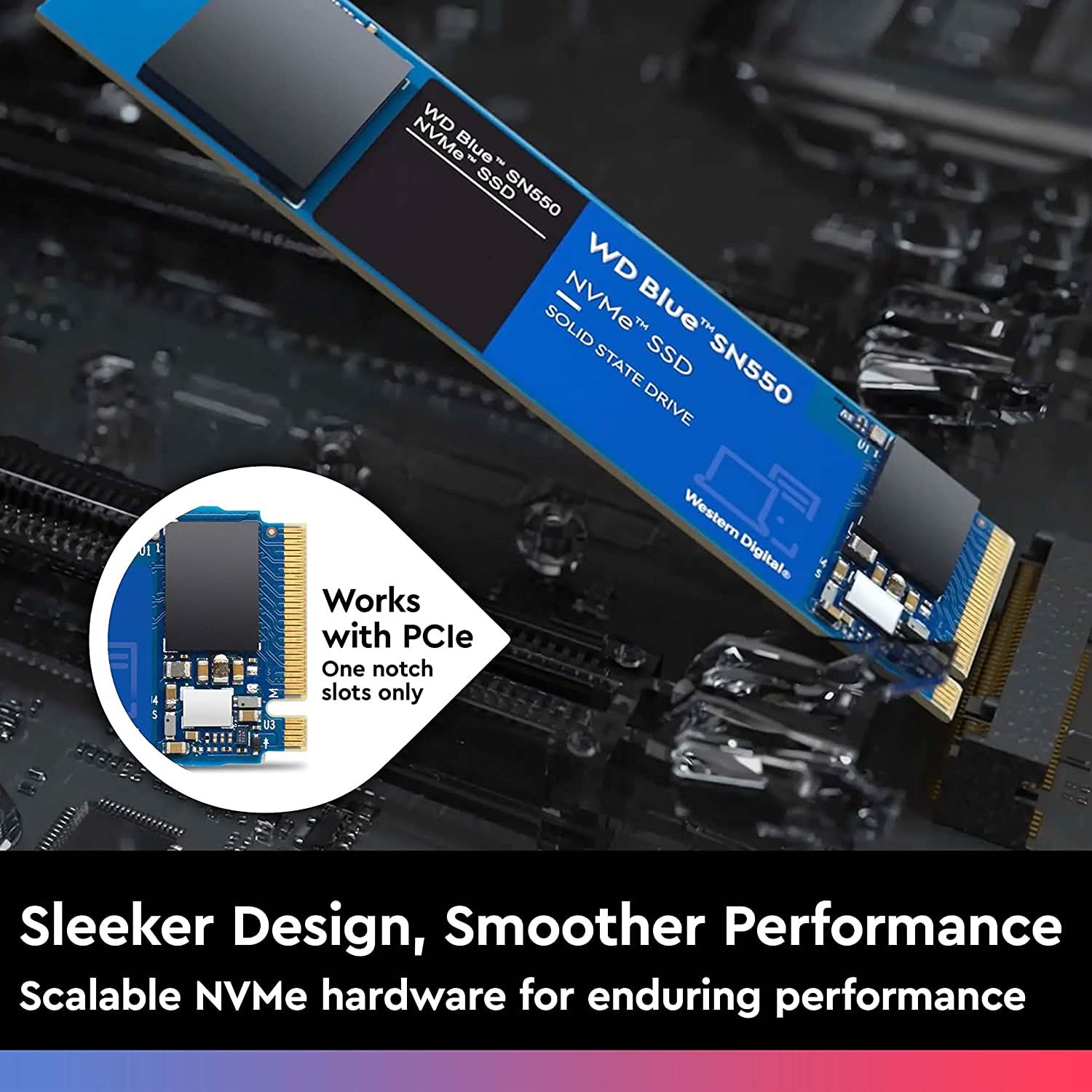 WESTERN DIGITAL SN550 250GB NVME INTERNAL SSD - Image 4