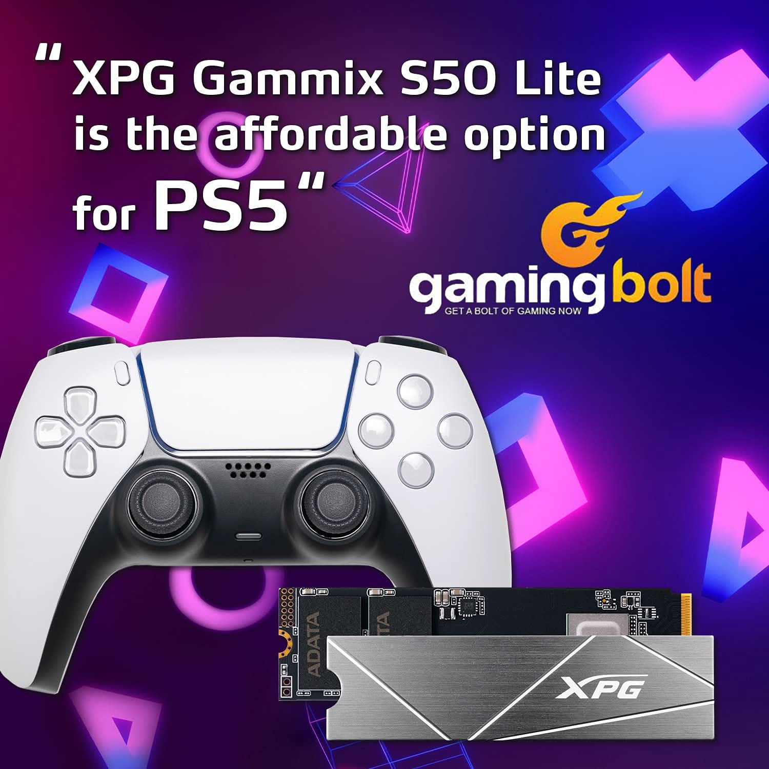 XPG GAMMIX 1TB S50L NVME M.2 GEN4 SSD - Image 4