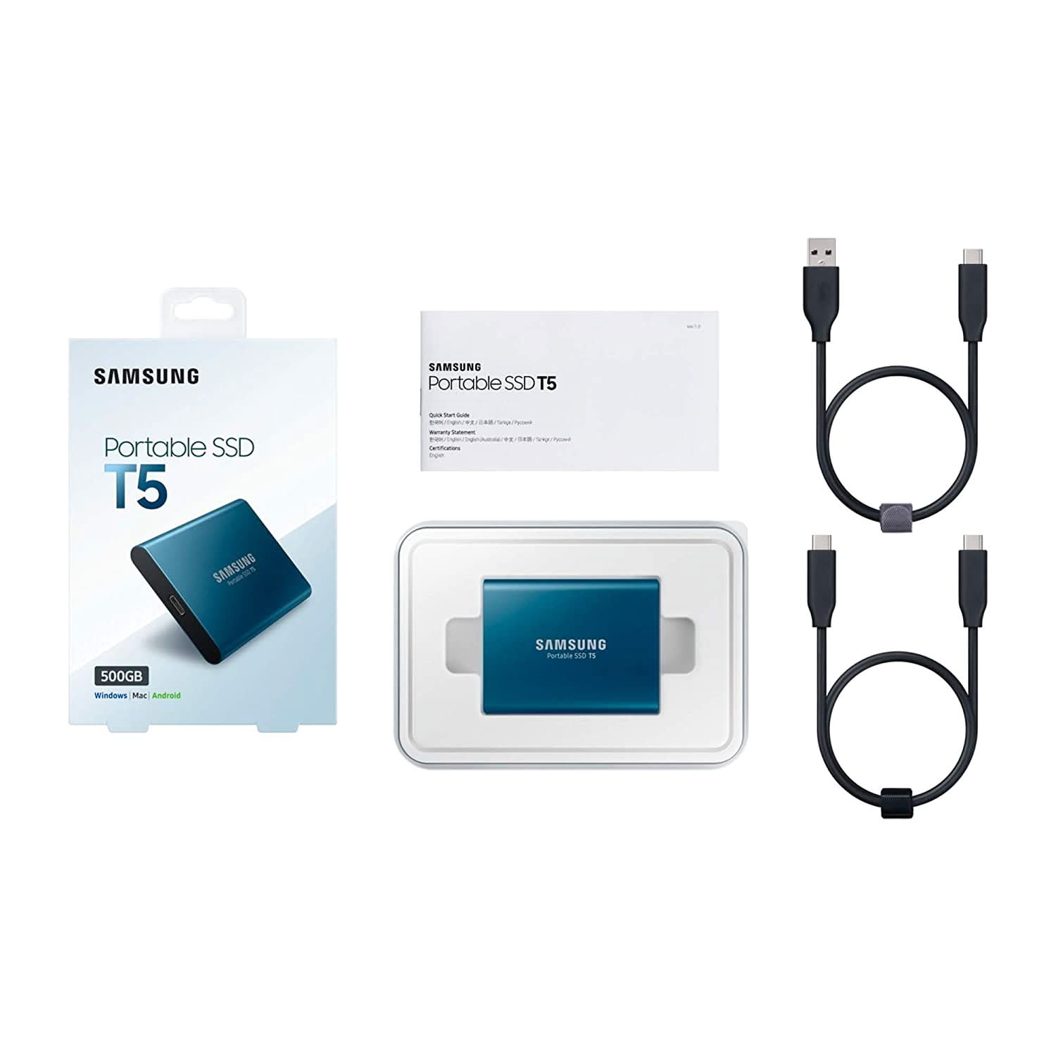 SAMSUNG T5 500GB EXTERNAL SSD - Image 5