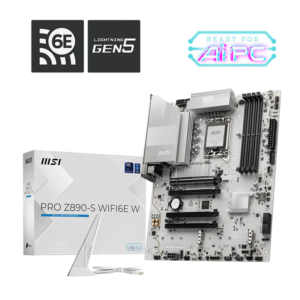 MSI PRO Z890-S WIFI6E White DDR5 LGA 1851 Motherboard