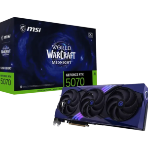 MSI GeForce RTX 5070 12G World of Warcraft MIDNIGHT VOID EDITION OC