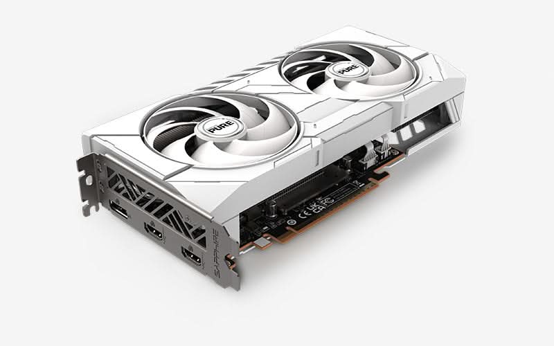SAPPHIRE PURE RADEON RX 9060 XT 16GB GDDR6 GRAPHICS CARD - Image 2