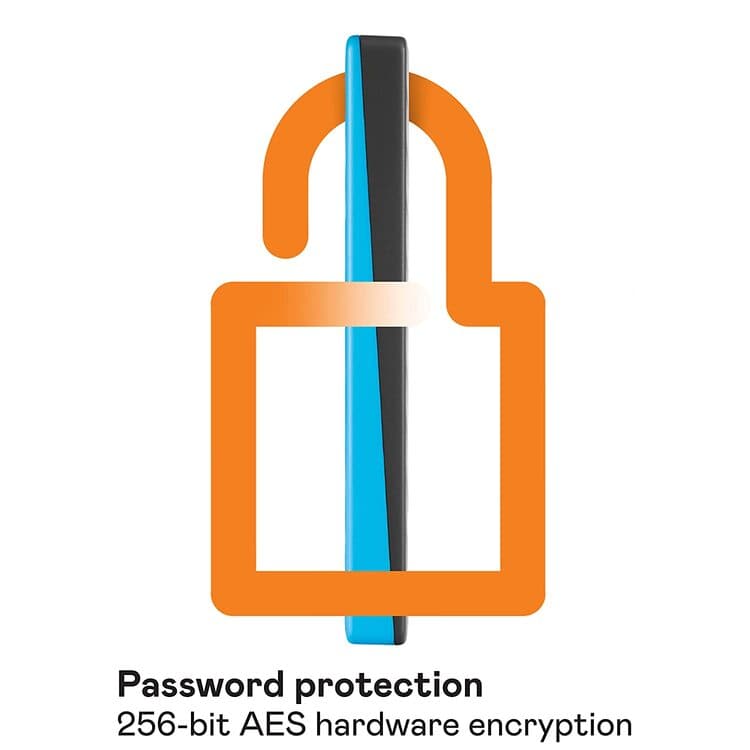 WESTERN DIGITAL 1TB MY PASSPORT PORTABLE BLUE SSD - Image 4
